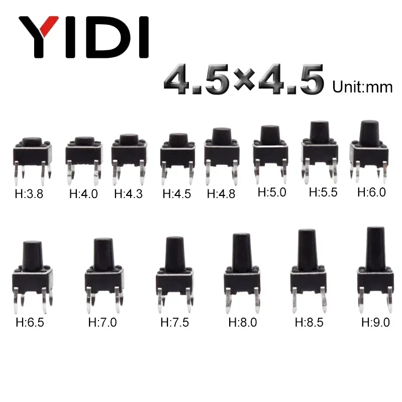 Push Button Tactile - 50pcs 패널 PCB On Off 순간