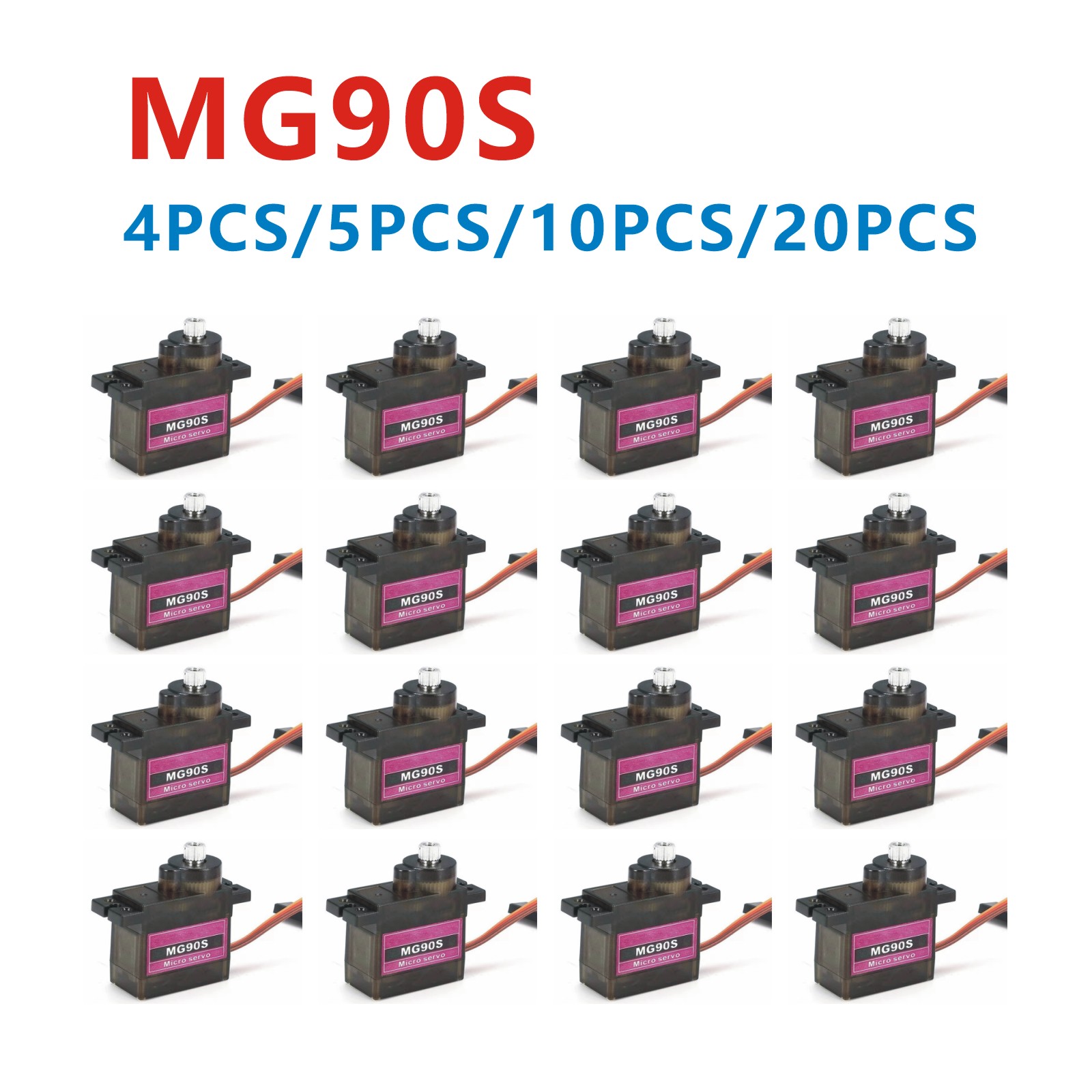 Servo Motor Sg90 - 메탈 기어 RC 마이크로 서보 모터,