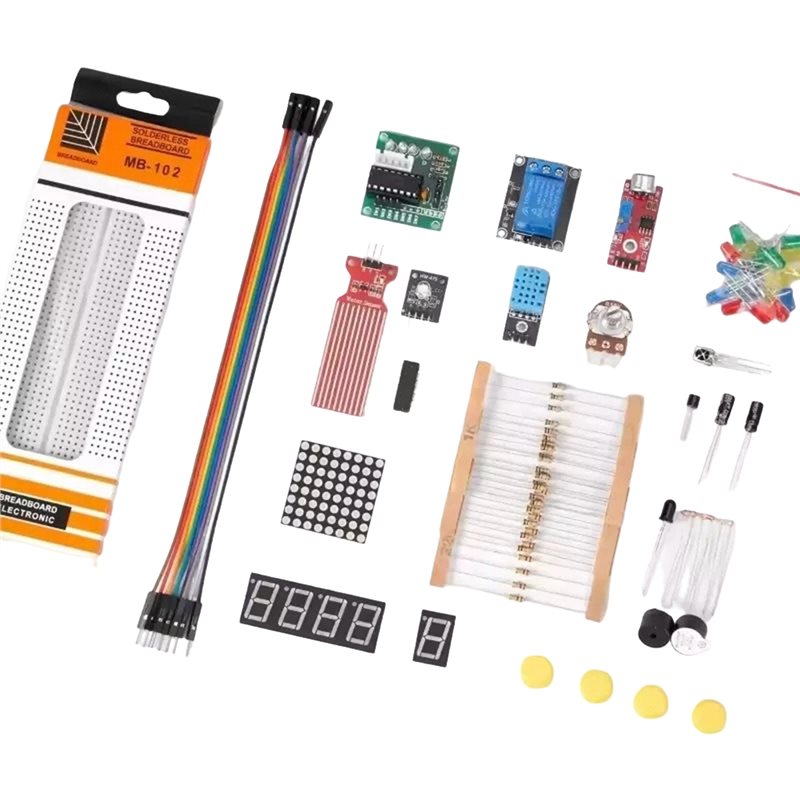 스테퍼 모터 학습 세트가 포함된 Arduino UNO  - Diy Electronics Box 리뷰 및 가격