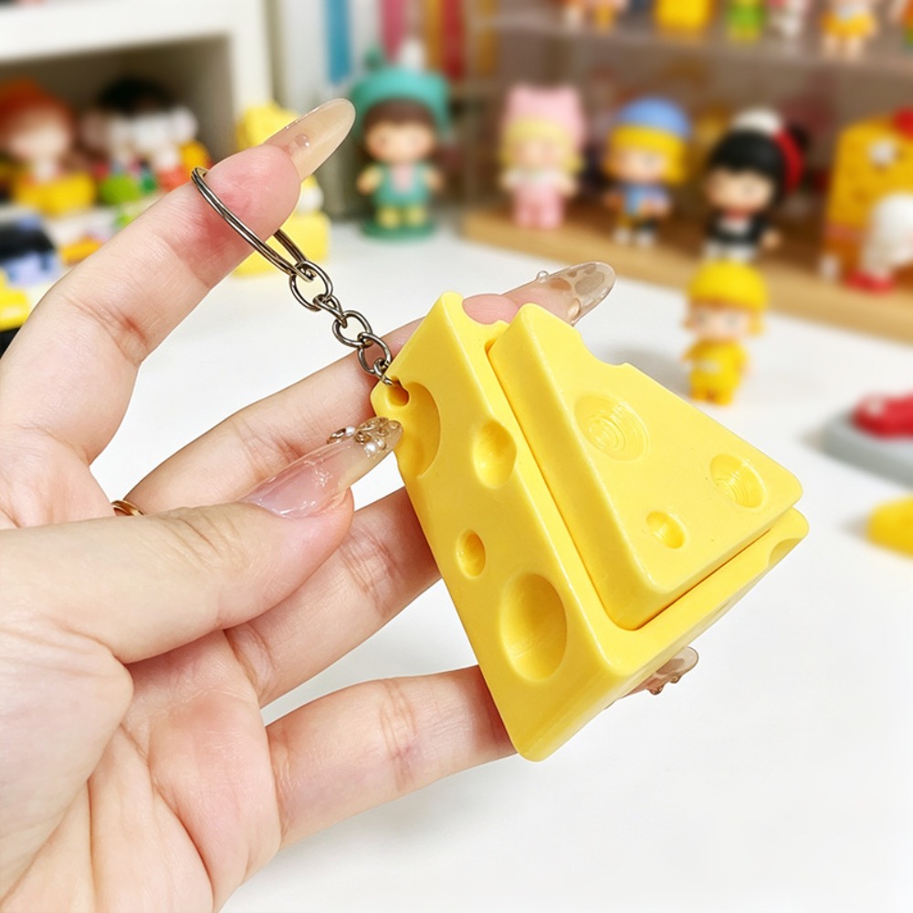 새로운 치즈 모양 피젯 키체인 장난감, 기계식 푸시 버 - Push Button Tactile 리뷰 및 가격
