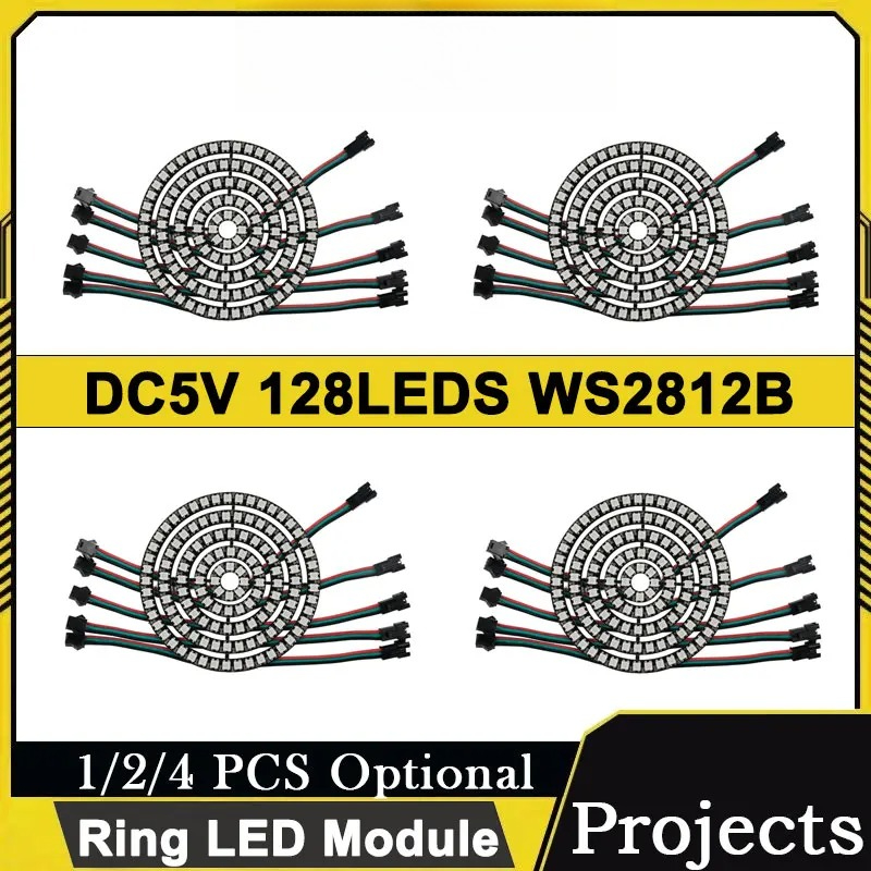 DC5V WS2812B 128LED 링 모듈 프로그래밍 - Diy Electronics Address 리뷰 및 가격