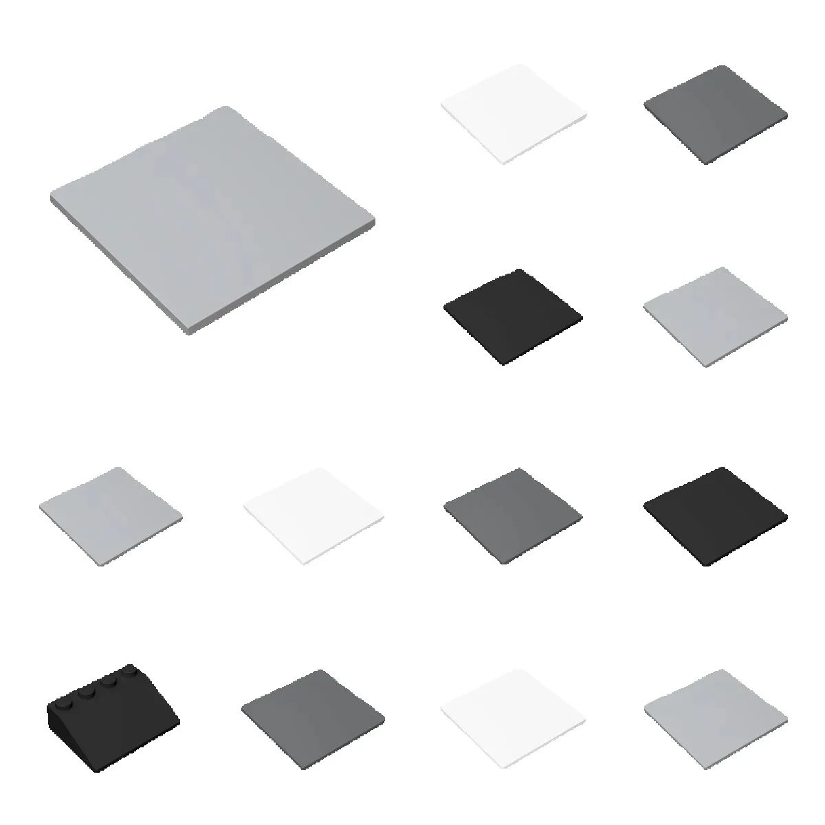 10pcs 10202 플랫 타일 6x6 하이테크 벽돌  - Diy Lego Electronics 리뷰 및 가격