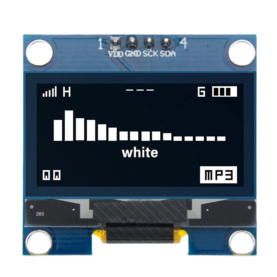텐스타 로봇 OLED 디스플레이 모듈, 화이트 블루 컬 - I2C Lcd Display 리뷰 및 가격