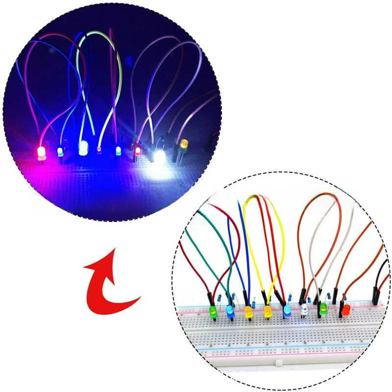 400PCS 3mm 듀얼 핀 LED 다이오드 |   다 - R/Diy Electronics 리뷰 및 가격
