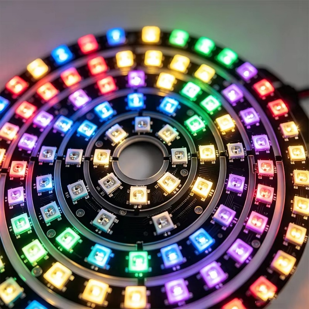 스마트 RGB LED 링, 개별 제어 가능한 픽셀 조명 - Diy Electronics Address 리뷰 및 가격