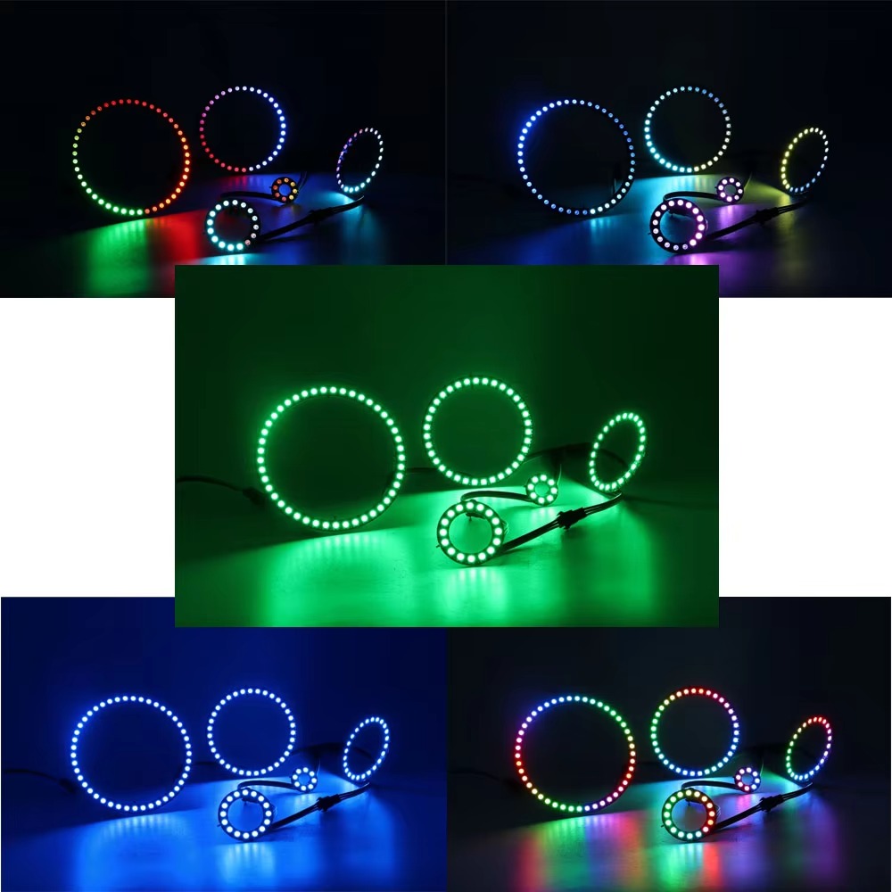 스마트 RGB LED 링, 개별 제어 가능한 픽셀 조명 - Diy Electronics Address 리뷰 및 가격