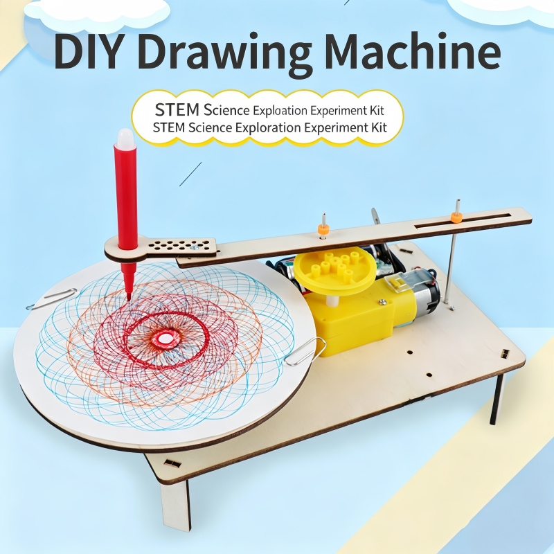 1-3Pcs DIY 나무 전기 플로터 드로잉 로봇 장난 - Diy Electronics For Beginners 리뷰 및 가격