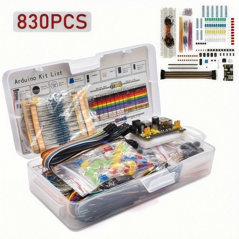 전자 부품 전해 콘덴서 저항기 LED 830홀 브레드보 - R/Diy Electronics 리뷰 및 가격