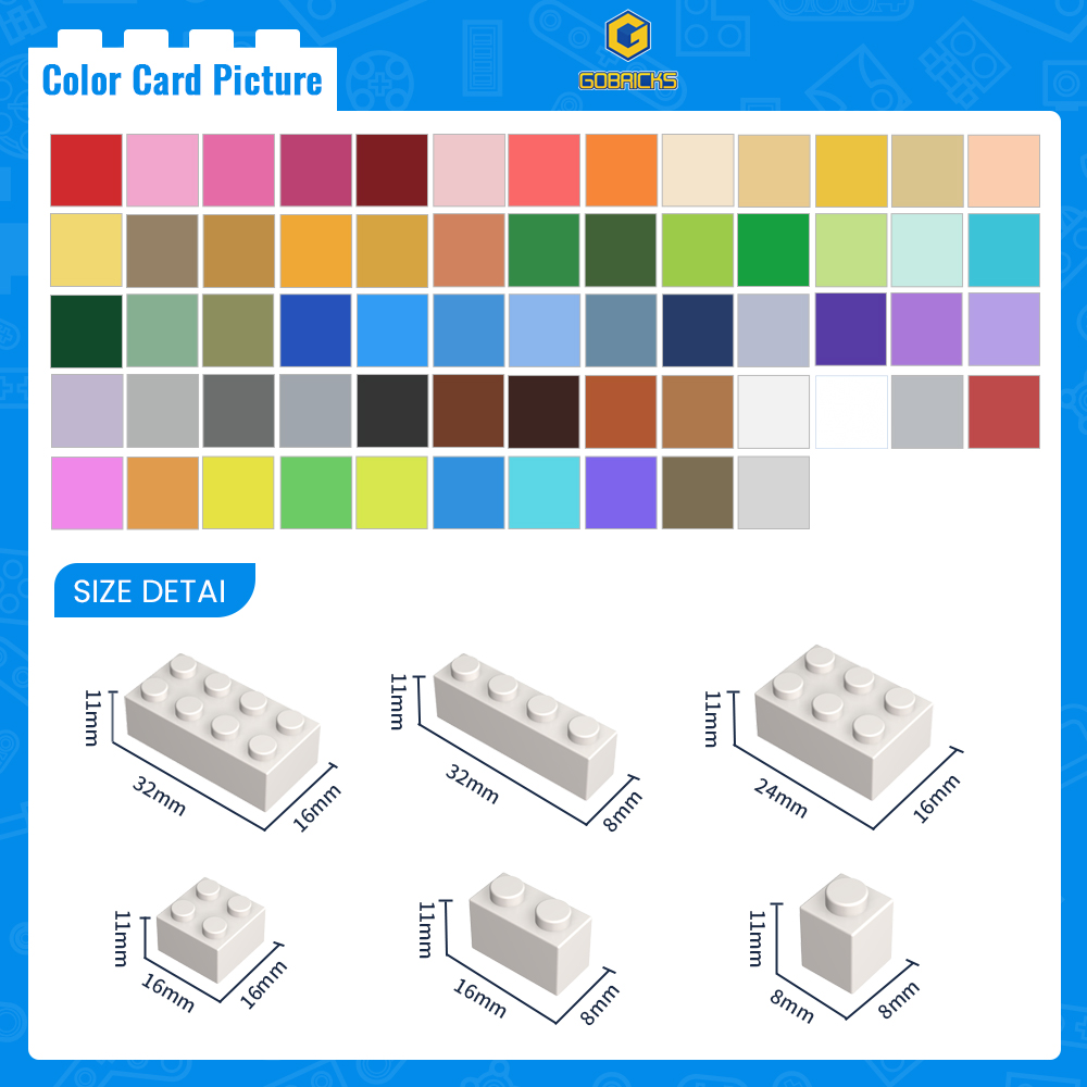 10PCS Gobricks MOC 블록 테크니컬 1x7 - Diy Lego Electronics 리뷰 및 가격