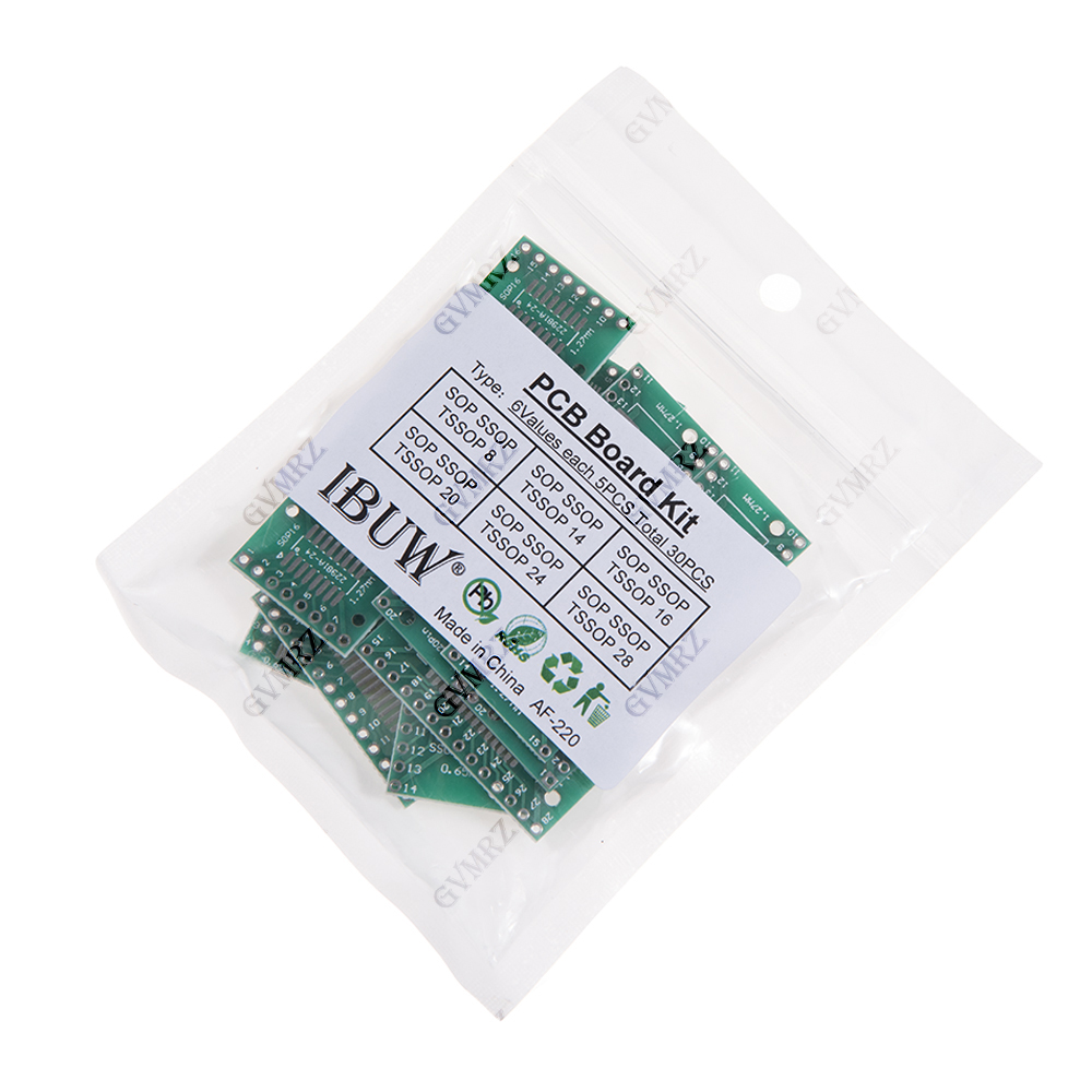 30PCS 6가지 값 SOP SSOP TSSOP PCB - Diy Electronics For Beginners 리뷰 및 가격